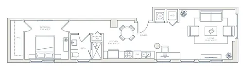 Floor plan West - A3
