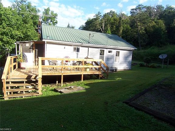 New deck from back entrance