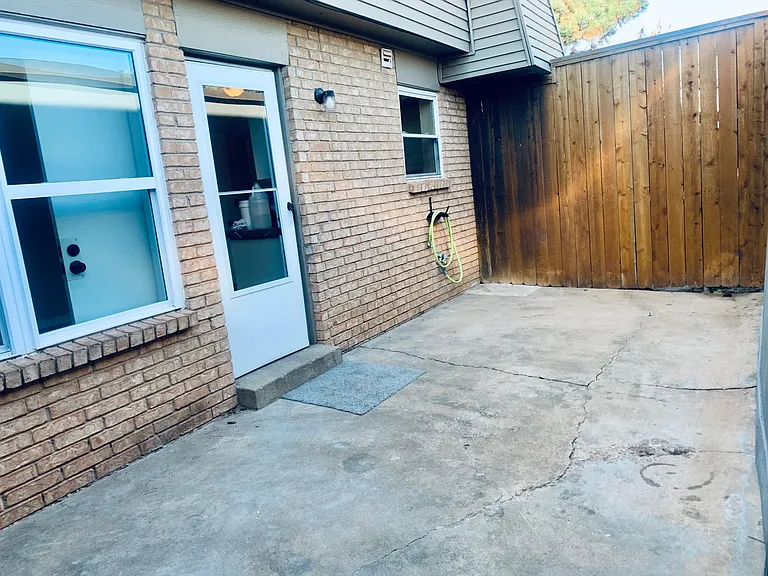 Private patio + water spigot