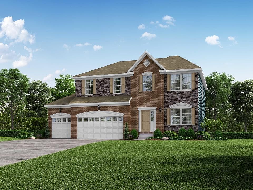 Elevation H Opt Brick and Stone Front