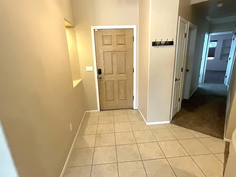 Interior front entry