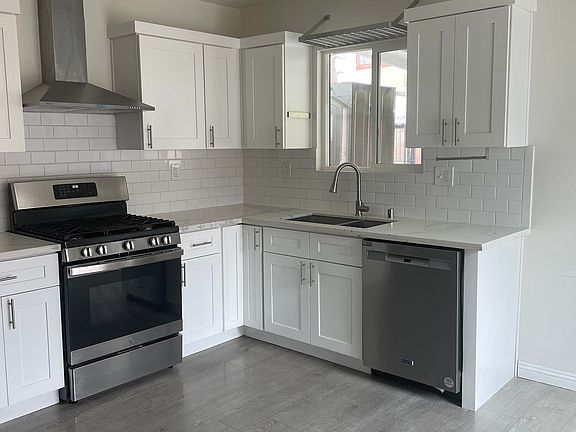 Kitchen _ Rent includes stainless steel dishwasher and stove.