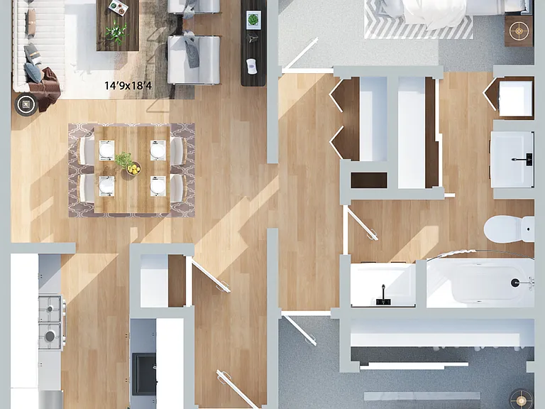 2x1 Floorplan 2x1 Floorplan