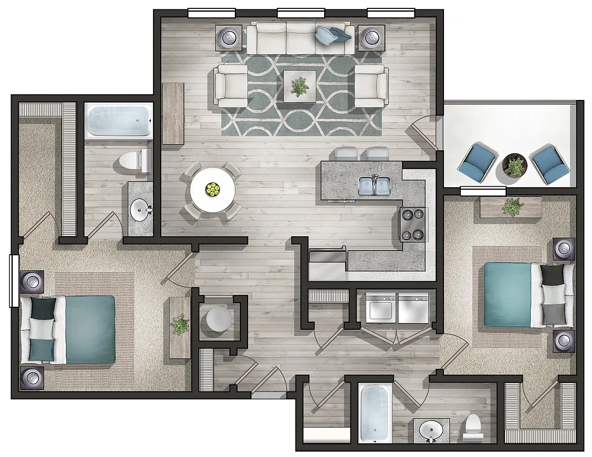 Floor plan The Bon Secour