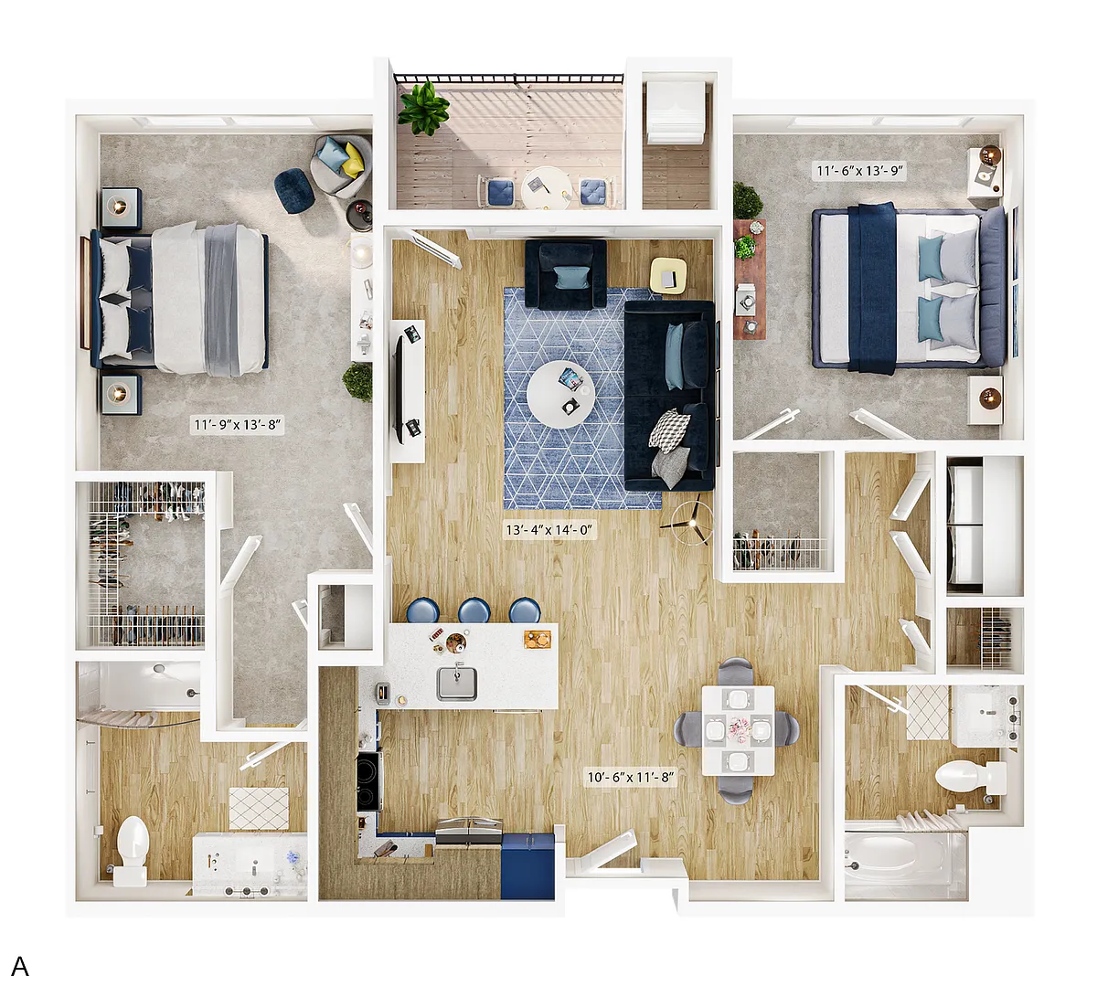 Floor plan The Rowan