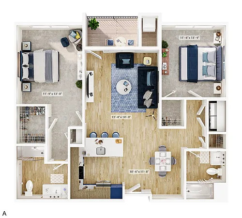 Floor plan The Rowan