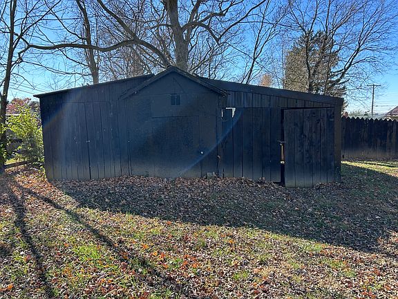 storage building with 3 separate storage areas