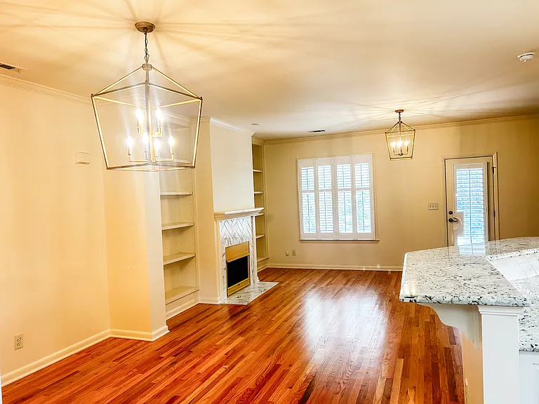 Hardwood floors wall to wall and plantation shutters throughout.
