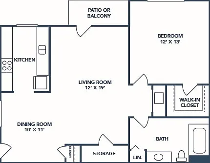 1 Bedroom | 1 Bath | 780 SF 1 Bedroom | 1 Bath | 780 SF