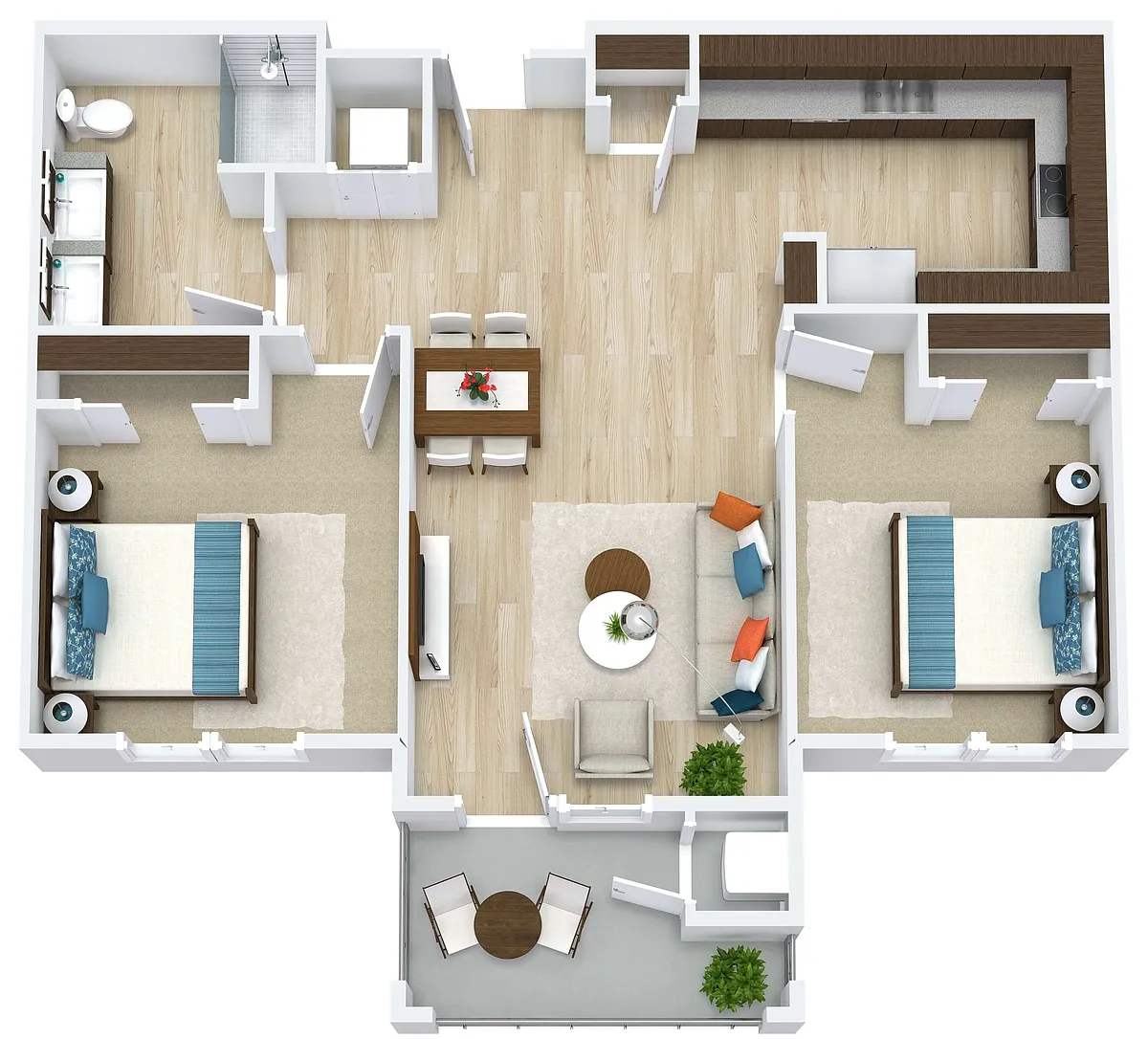 Floor plan B1 - Breckenridge