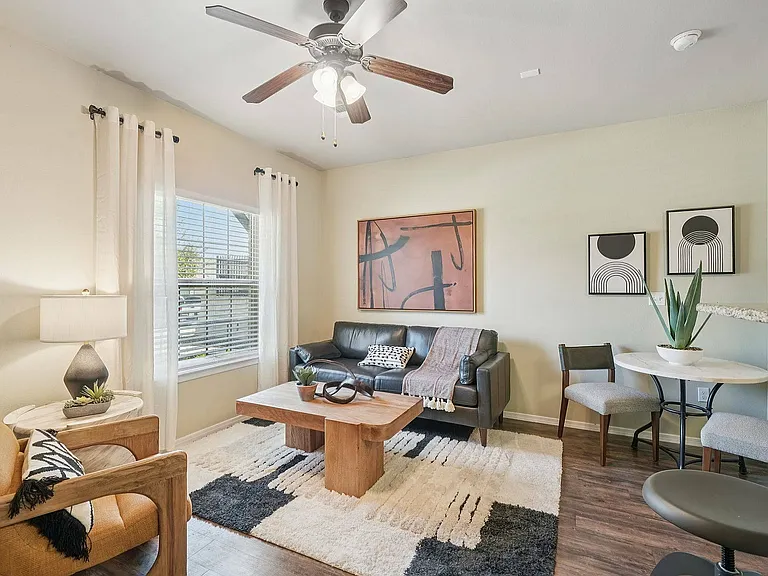 Enjoy the bright and open living space at Arroyo Seco Villas, perfect for relaxing or entertaining.