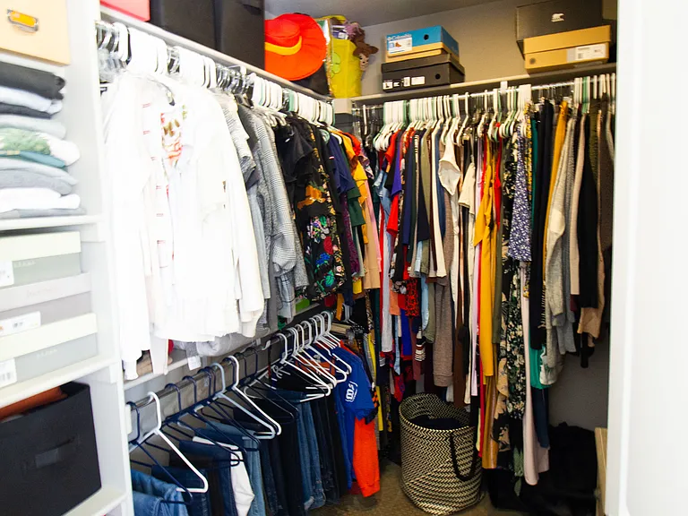 Walkin Closet in Primary Bedroom