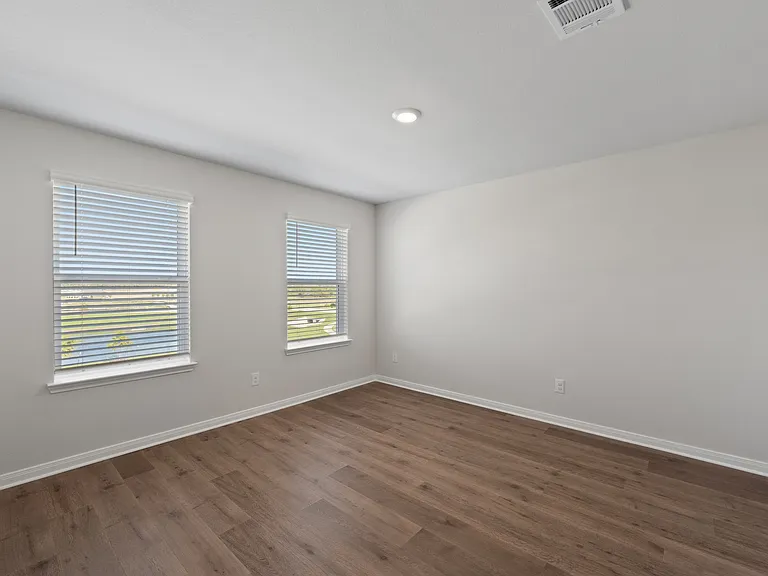 The secondary bedrooms are a great space for children's bedrooms or guest rooms.