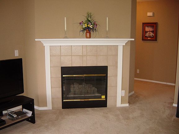 living room fireplace