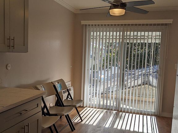 Looking out from the kitchen