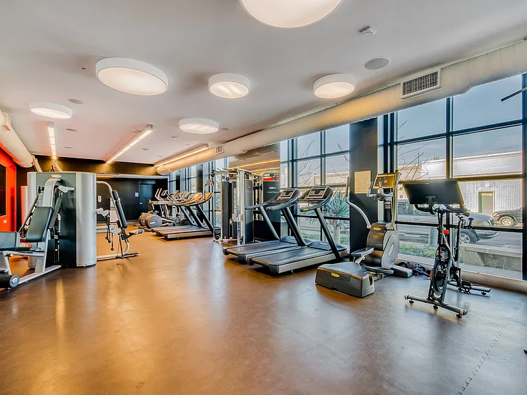Our spacious fitness center offers a variety of equipment to meet your needs.