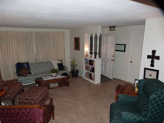 Living room and front entry