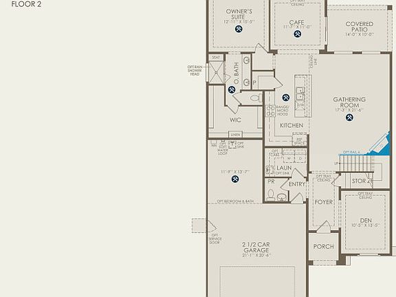 Yucca Floor Plan, Quick Move-in Home, Floor 1