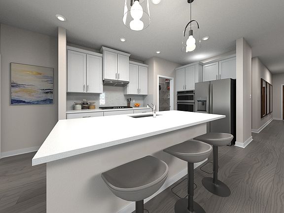 Skip takeout and prep dinner in the well-appointed kitchen.