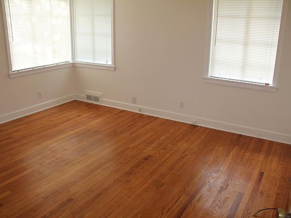 One of the bedroom that overlook rear yard