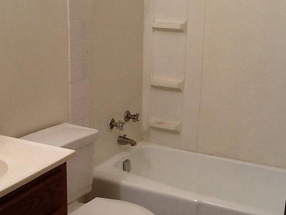 Shower/tub combination in bath