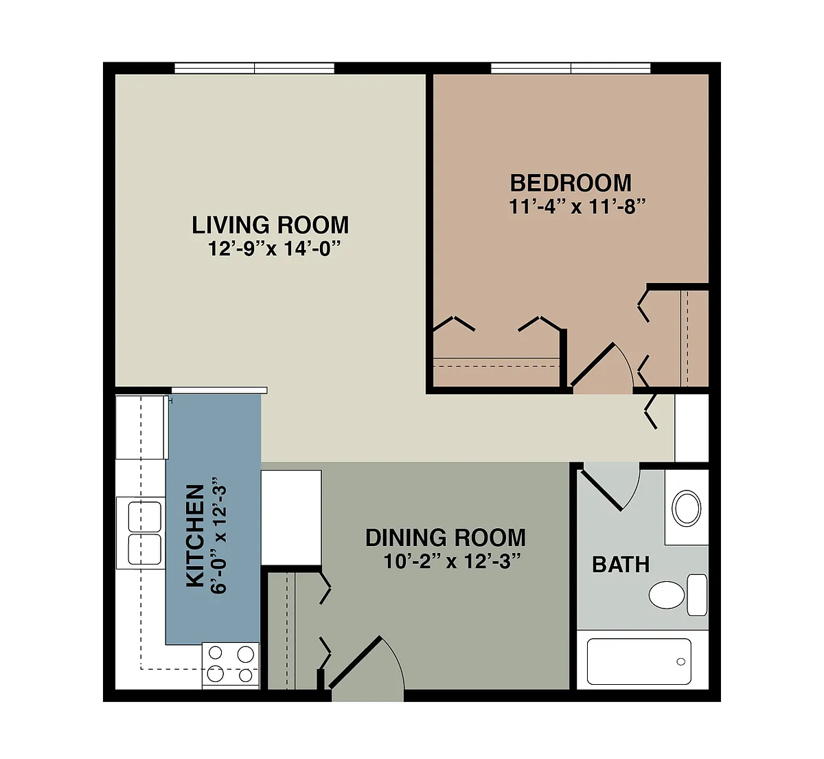 Floor plan 1A