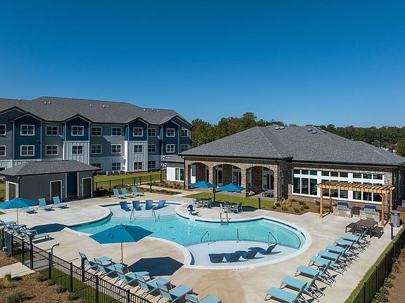 Arial View of Resort Style Pool