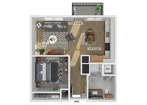 Floor plan A01V