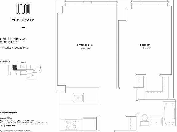 2nd image of 400 W 55th St APT 5K