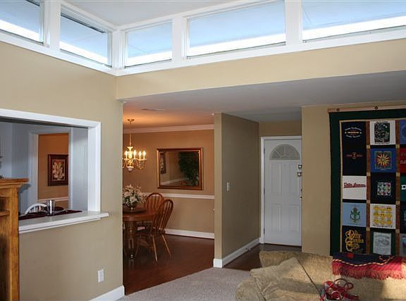 View of to dining and entrance