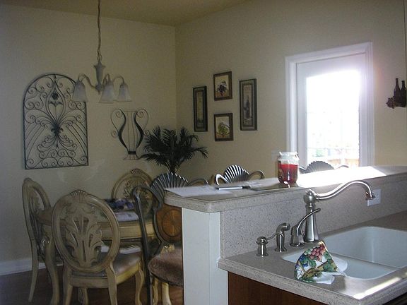 typical dining area to deck
