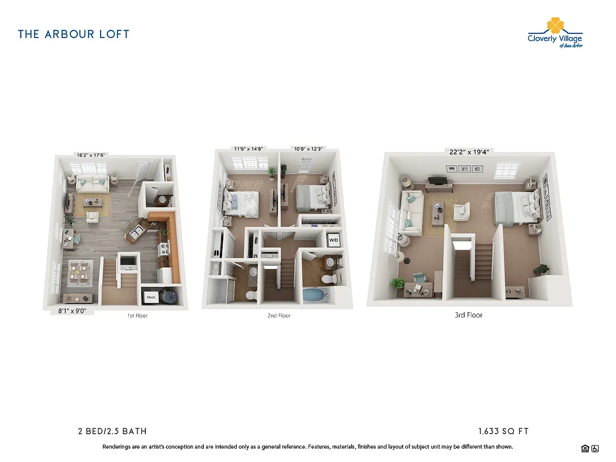 Floor plan Arbour Loft