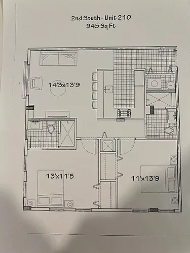 Floor plan 2-210