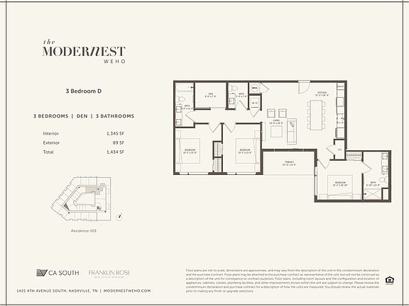 Modernest WeHo 3 Bedroom D