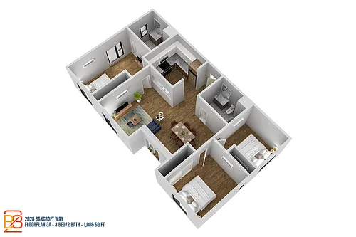 Floor plan 3A