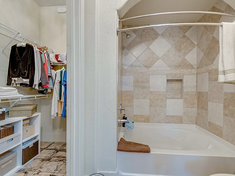 Master Bathroom and closet