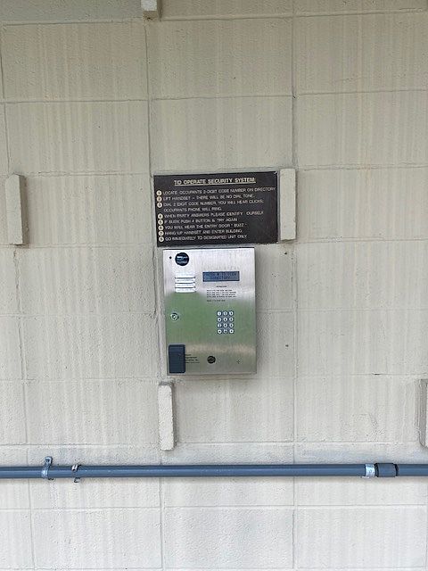 Key fob security entrance