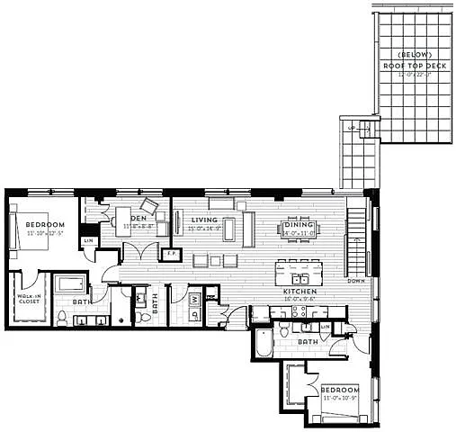 Floor plan PH6