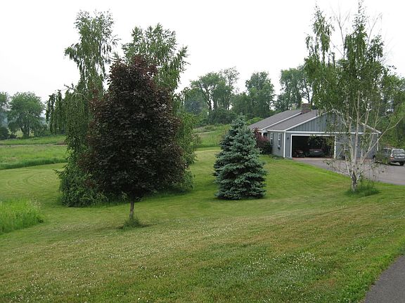 Driveway with view of front yard