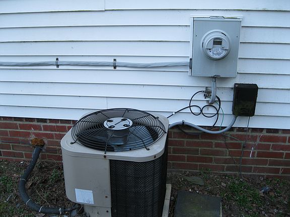 A/C unit & Meter