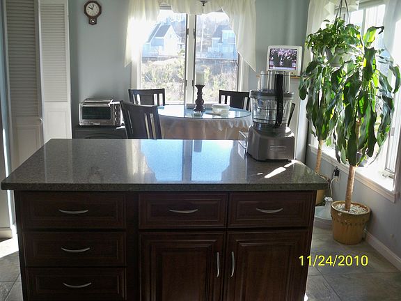 Kitchen island.