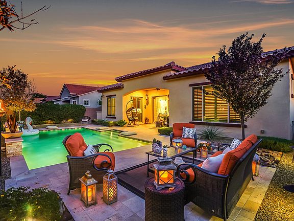 Romantic backyard
