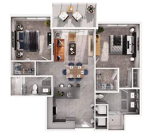 Floor plan B7