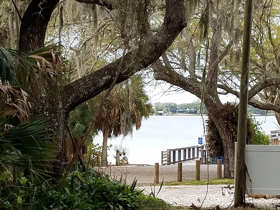 Walk out the back door to the water