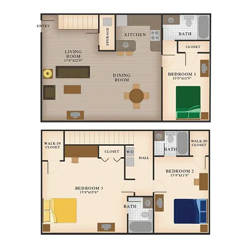 Floor plan C3 Premium Townhome
