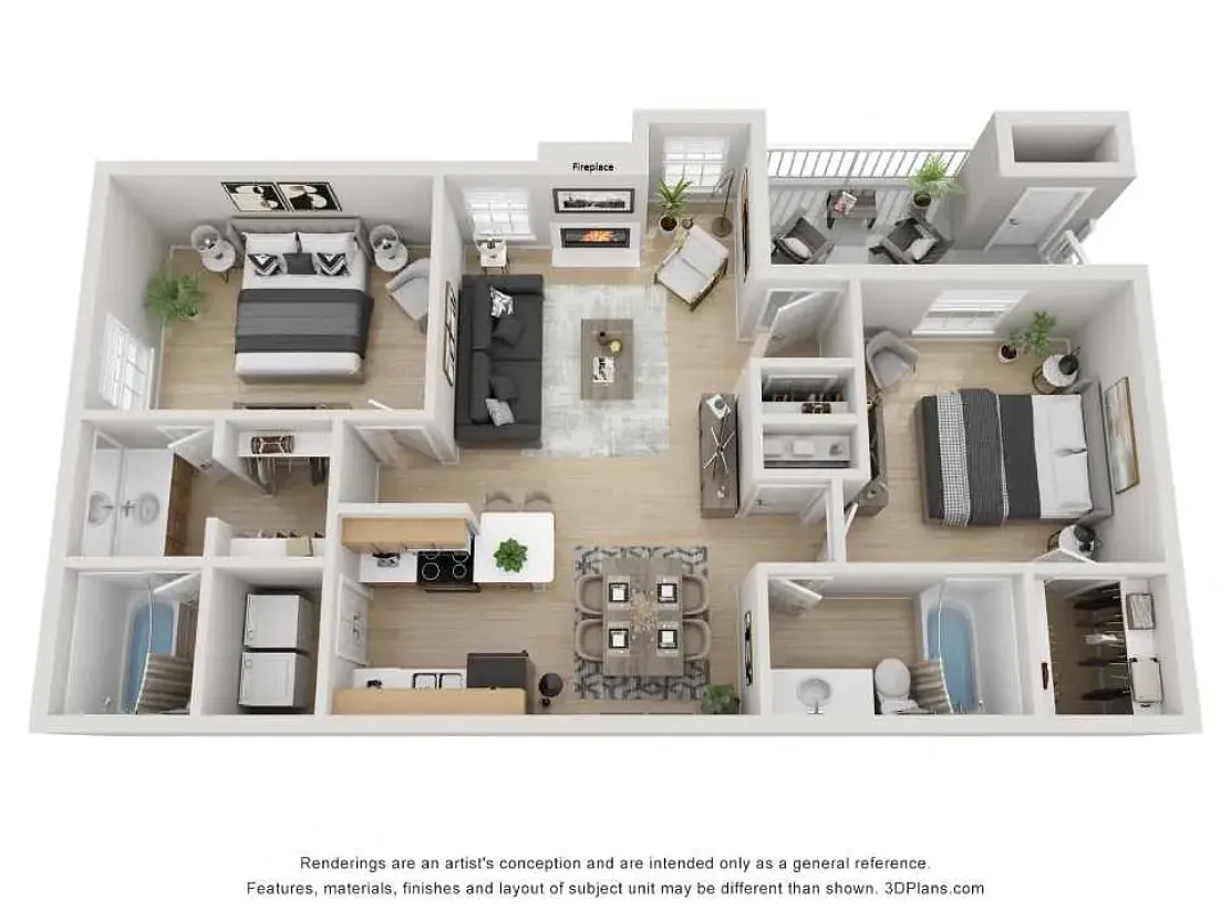 Floor plan 2x2A
