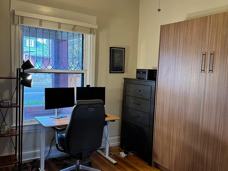 Murphy Bed and Desk in 2nd Room