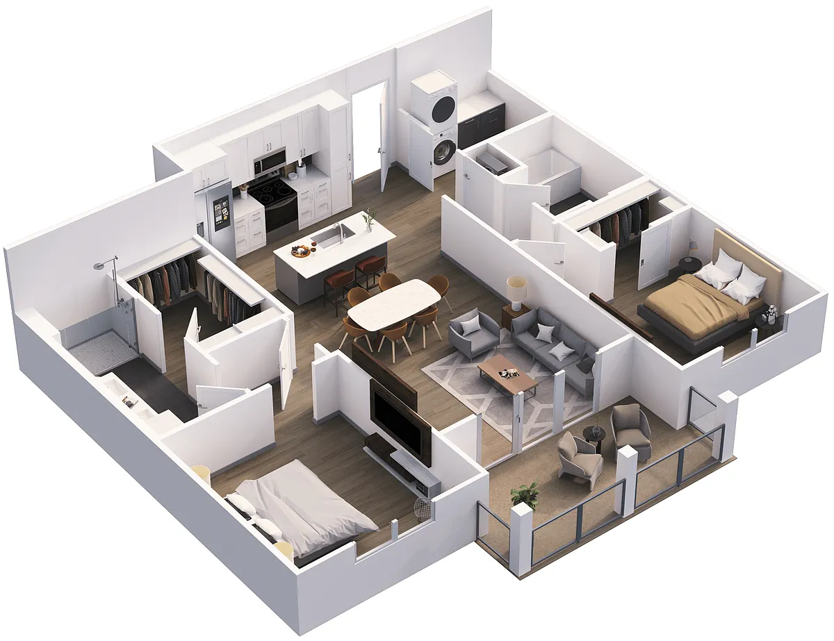 Floor plan B-Flat 2