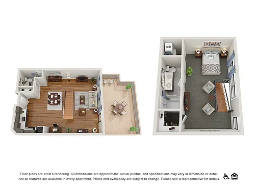 Floor plan Steel 1x2 B