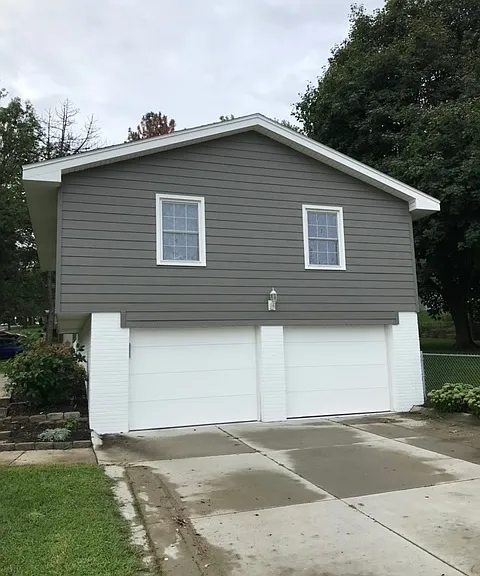 Driveway and garage parking.